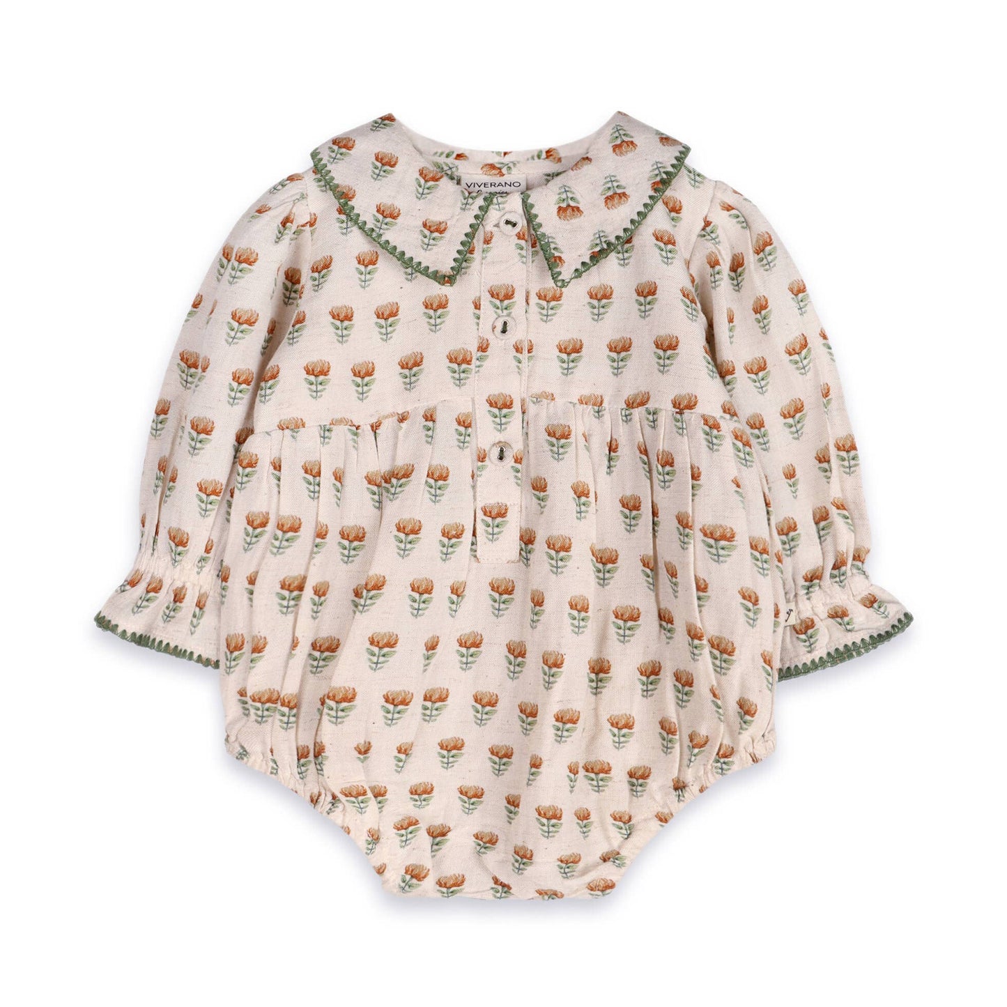 Nira Romper & Headband (Linen Blend)