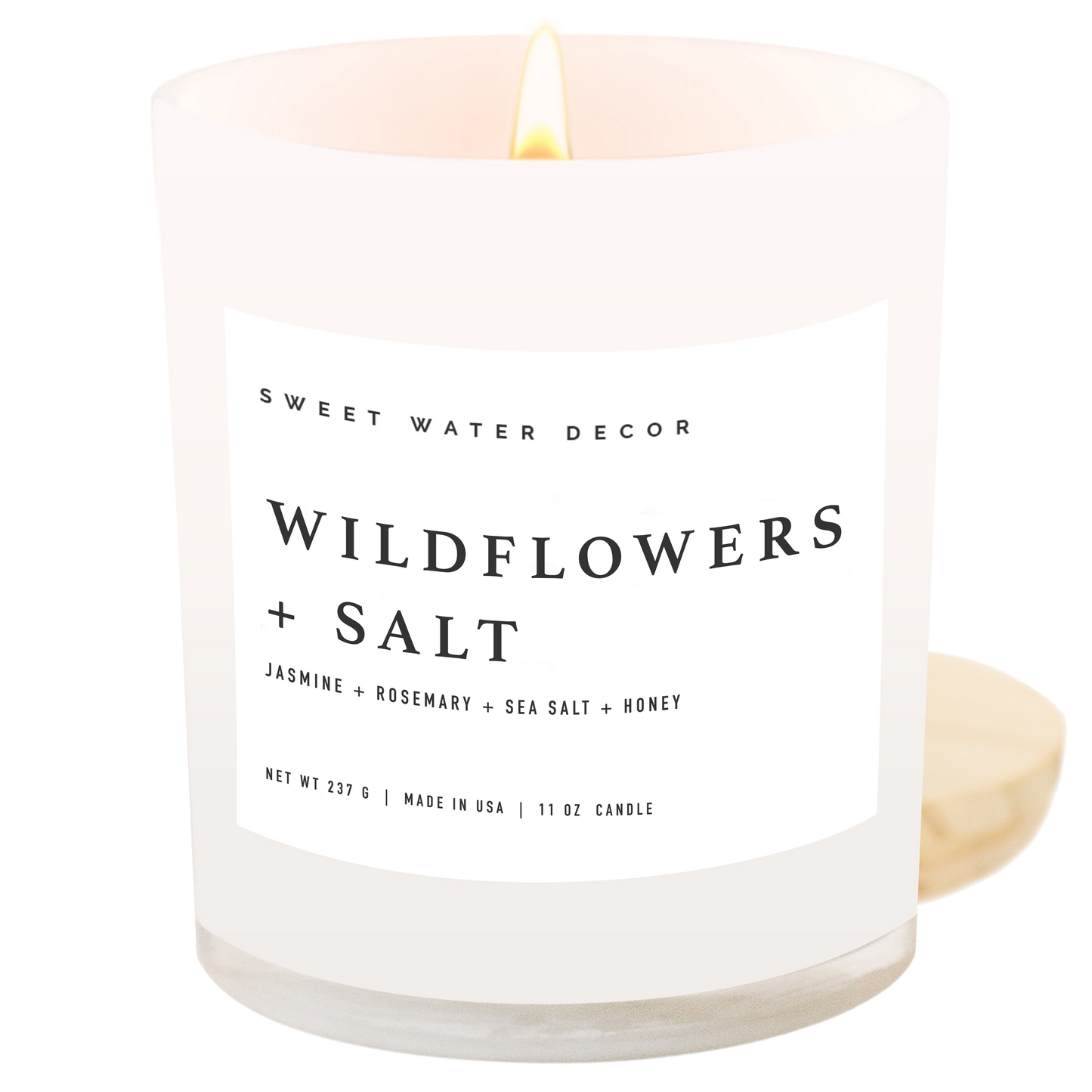 Wildflowers and Salt 11 oz Soy Candle - Home Decor & Gifts