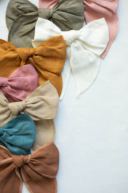 Linen bows