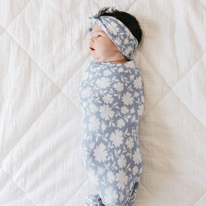 Knit Swaddle Blanket - Lacie