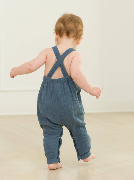 Steel Blue Gauze Overall