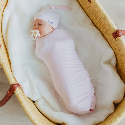 Knit Swaddle Blanket - Blossom