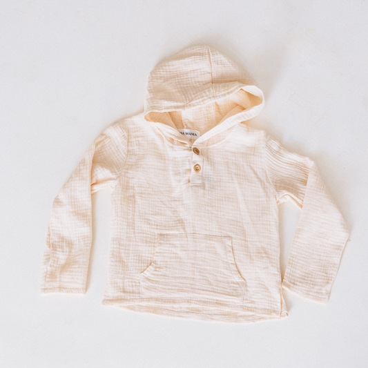 Muslin Hooded Shirt