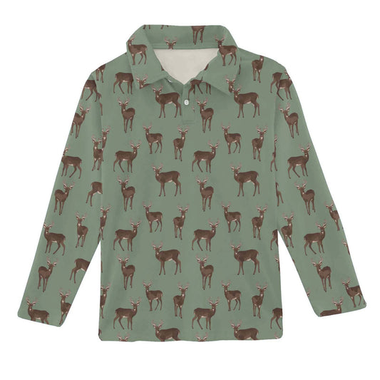 Deer - LS Polo Shirt