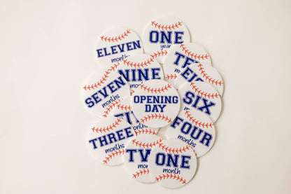 Acrylic Baseball Monthly Milestone