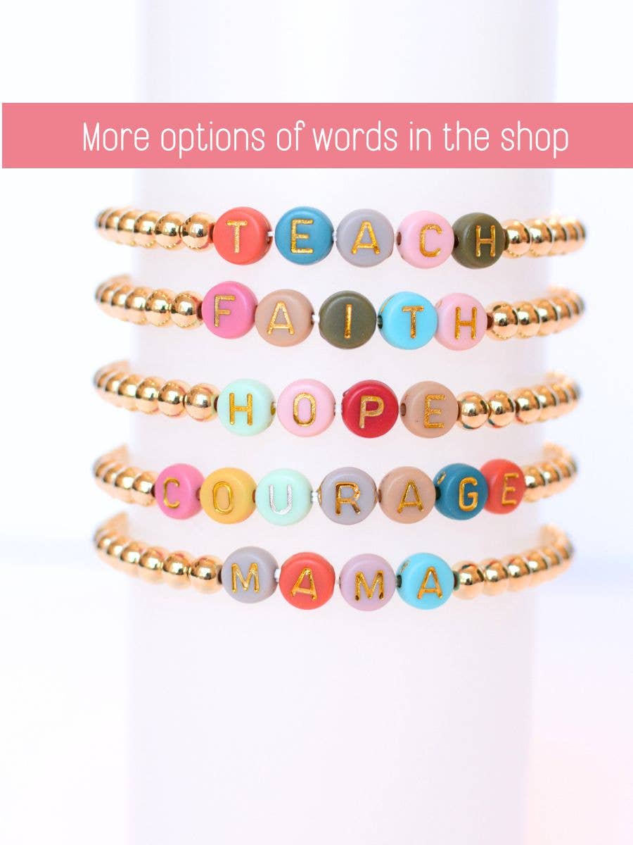 Gold HOPE bracelet
