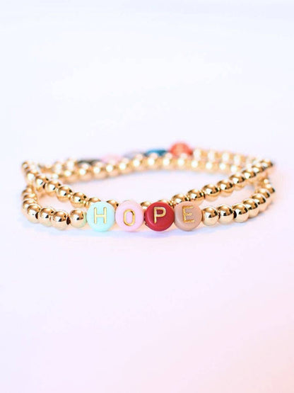Gold HOPE bracelet