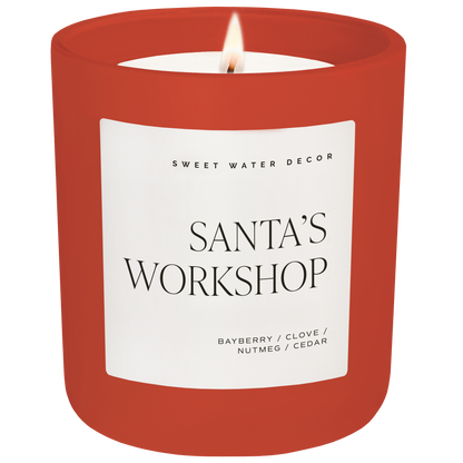 Santa's Workshop 15 oz Soy Candle - Christmas Decor