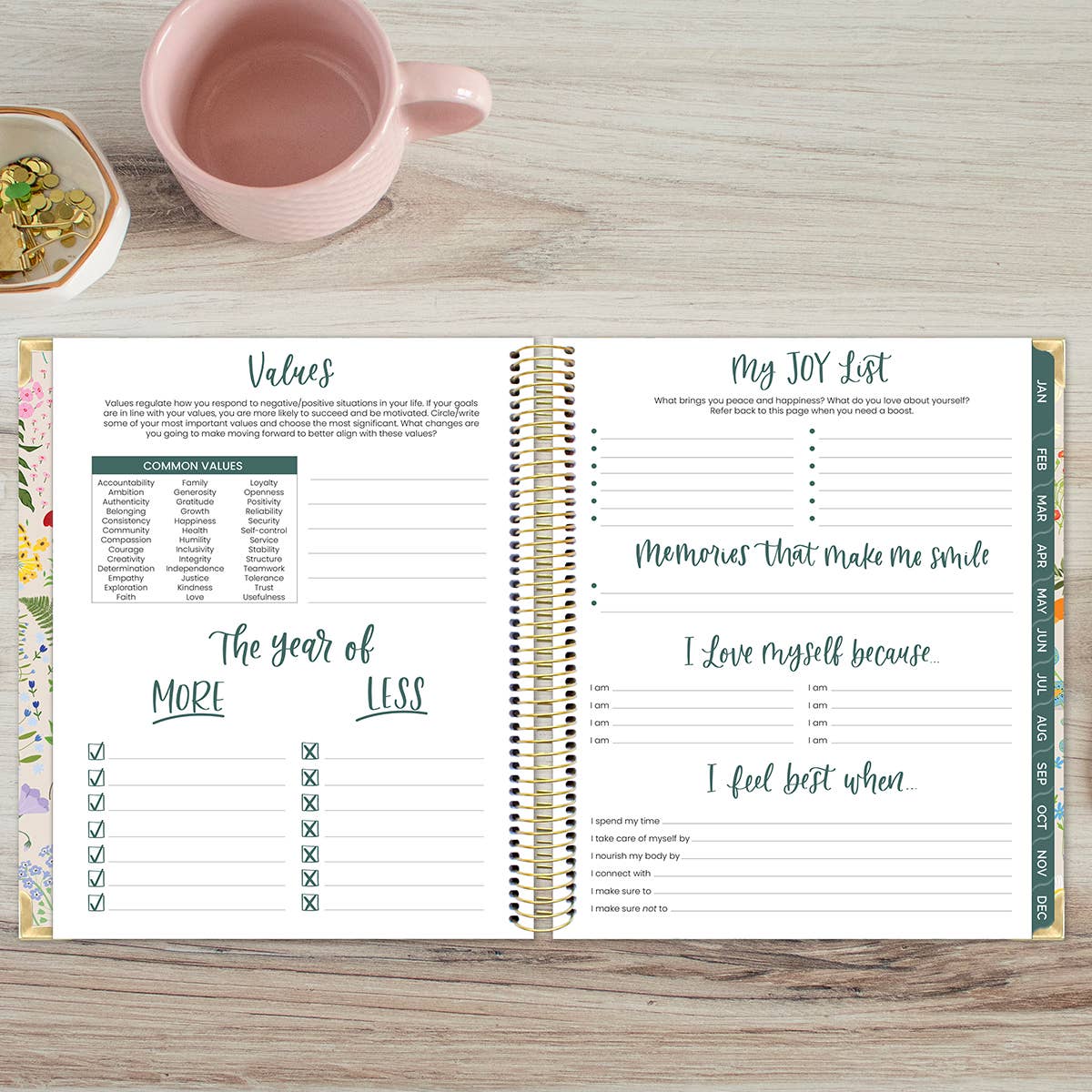 Green 2026/Floral 2026 Planner