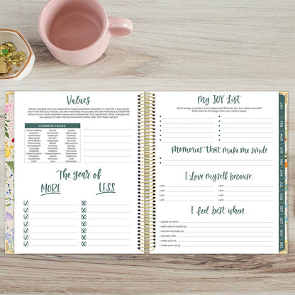 Green 2026/Floral 2026 Planner