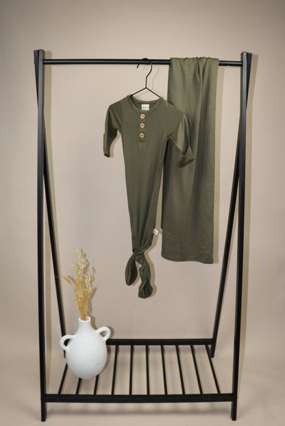 Baby Knot Gown | Newborn Outfit | Gender Neutral Outfit