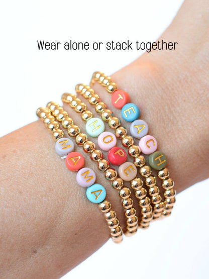 Gold HOPE bracelet