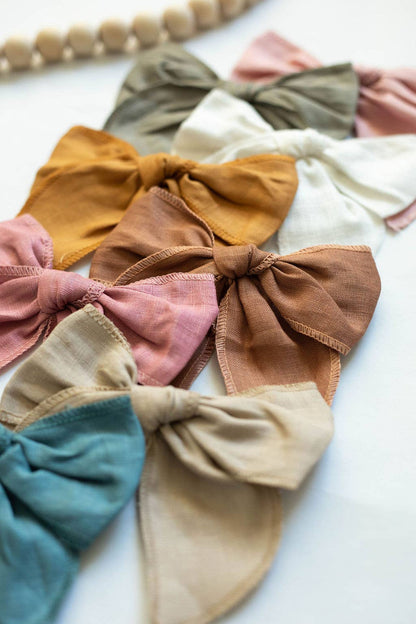 Linen bows