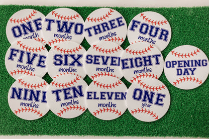 Acrylic Baseball Monthly Milestone