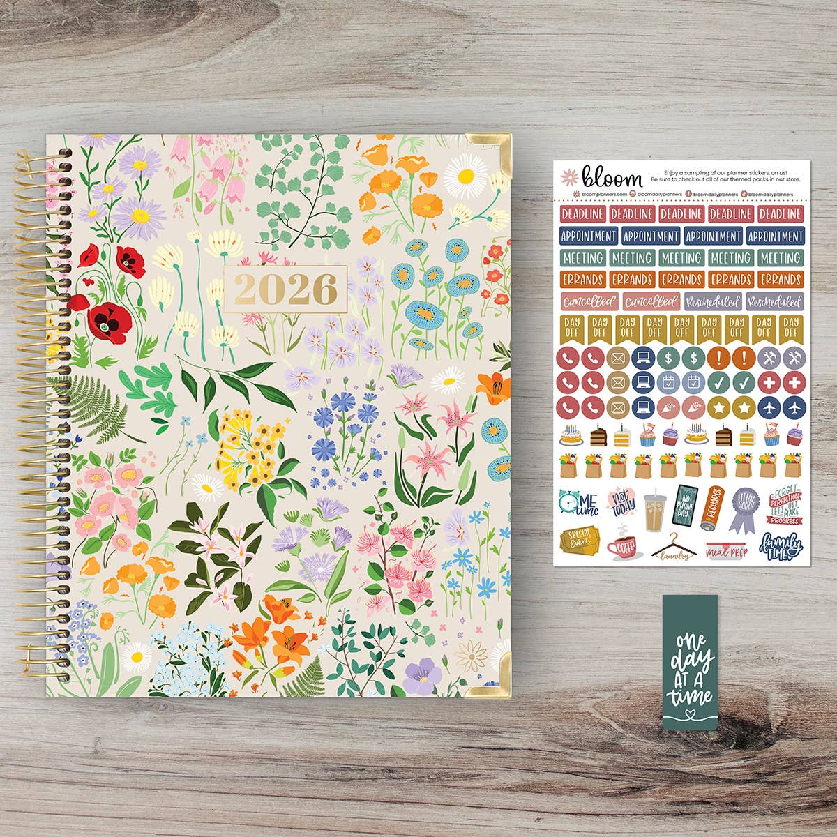 Green 2026/Floral 2026 Planner