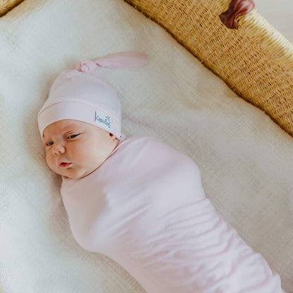 Knit Swaddle Blanket - Blossom