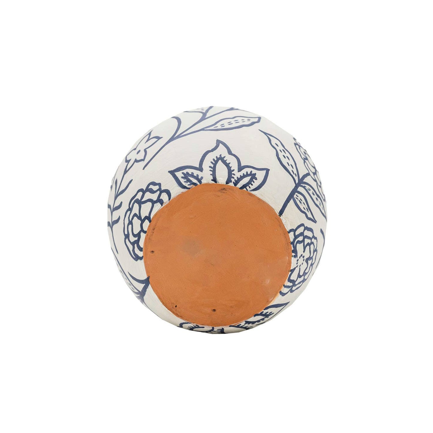 Marguerite Blue Floral Bud Vase