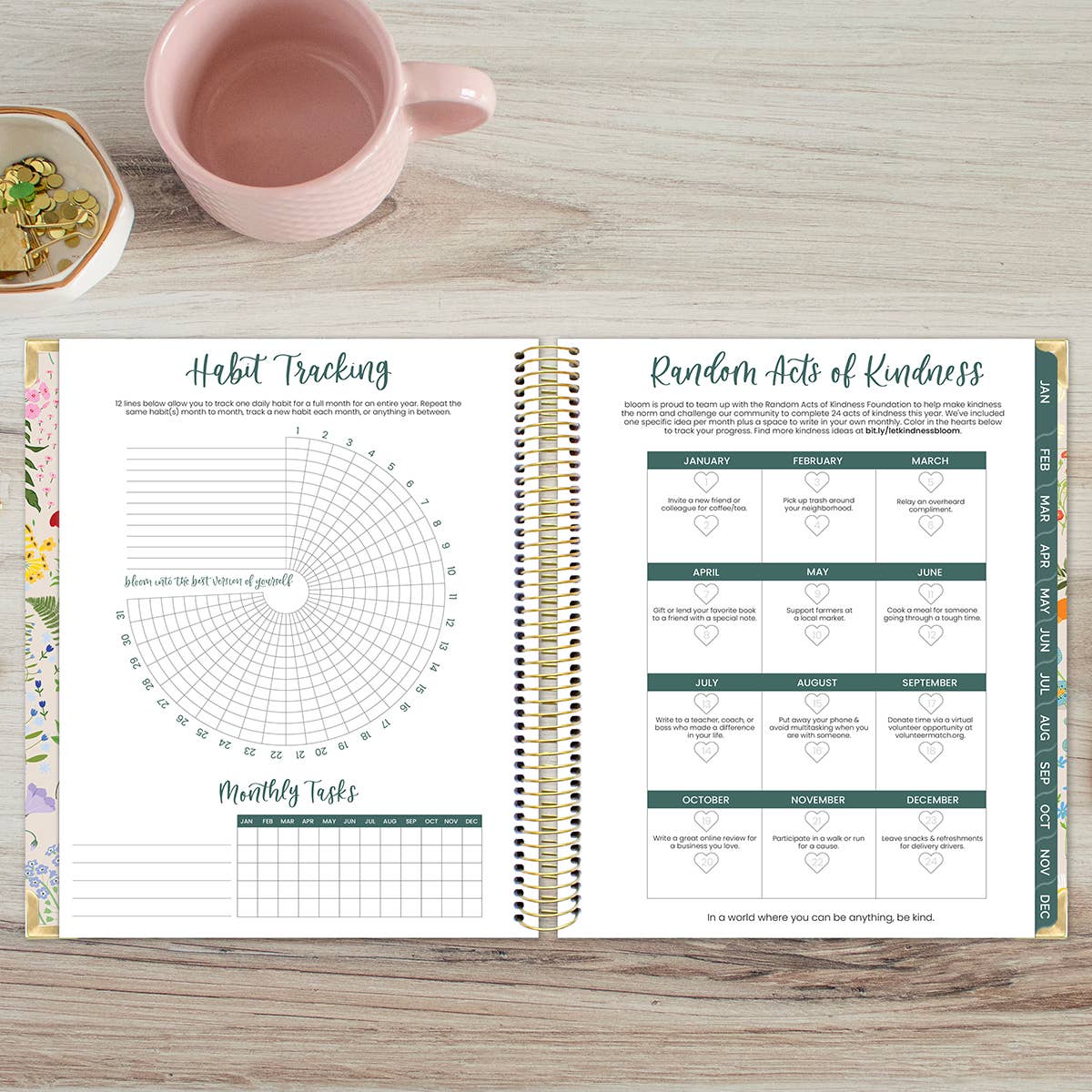 Green 2026/Floral 2026 Planner
