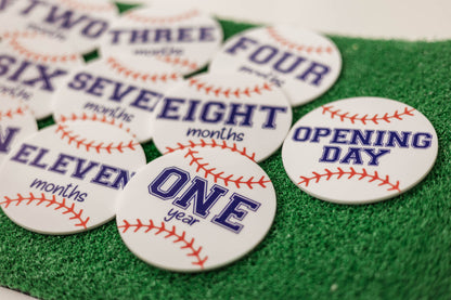 Acrylic Baseball Monthly Milestone