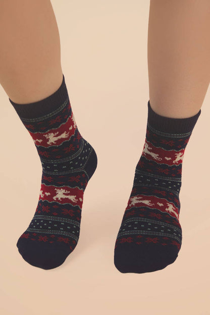 Christmas Graphic Crew Sock