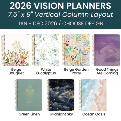 Green 2026/Floral 2026 Planner