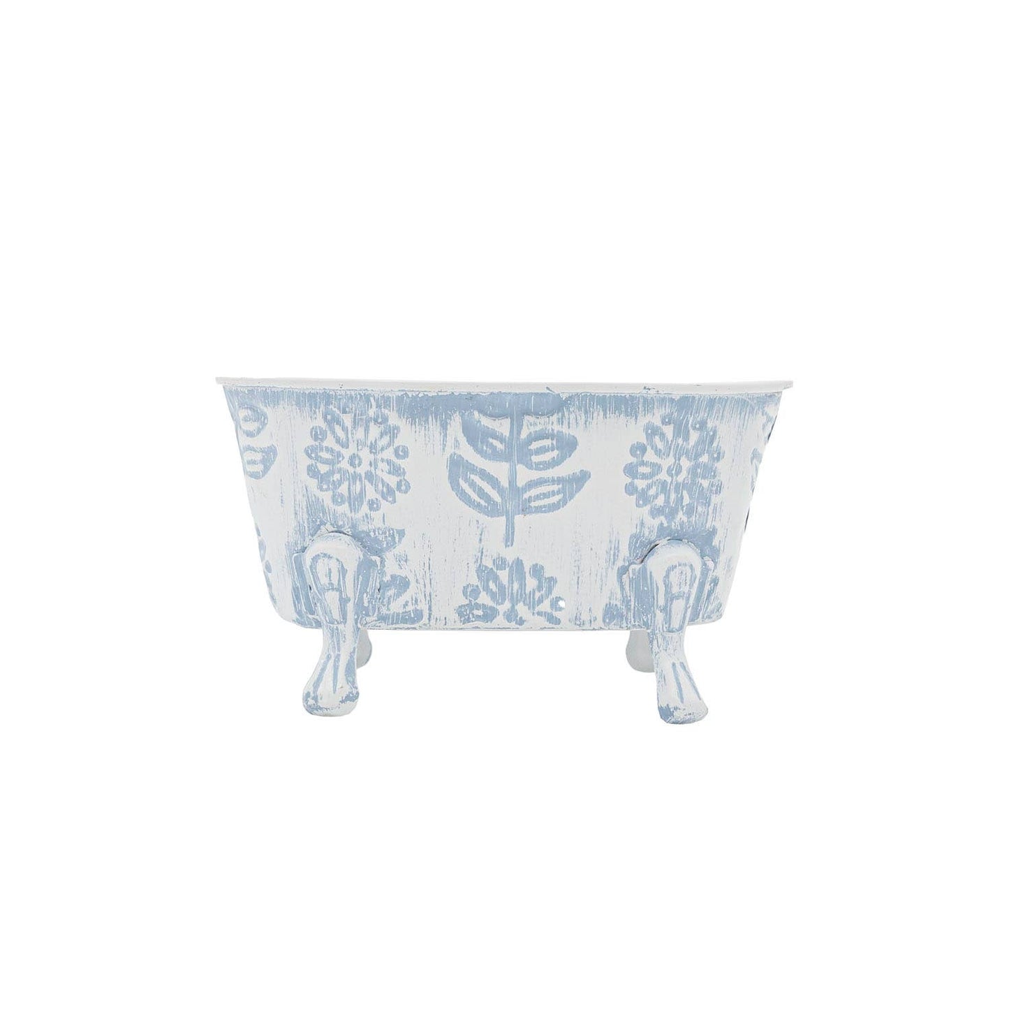 Claire Floral Blue Bathtub Soap Dish