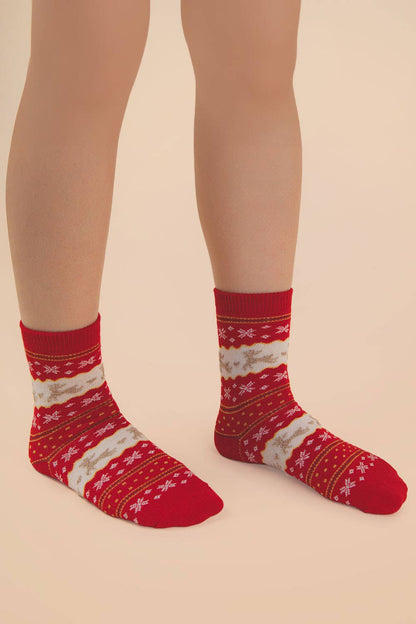 Christmas Graphic Crew Sock