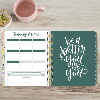 Green 2026/Floral 2026 Planner