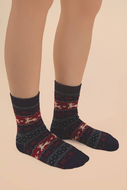 Christmas Graphic Crew Sock