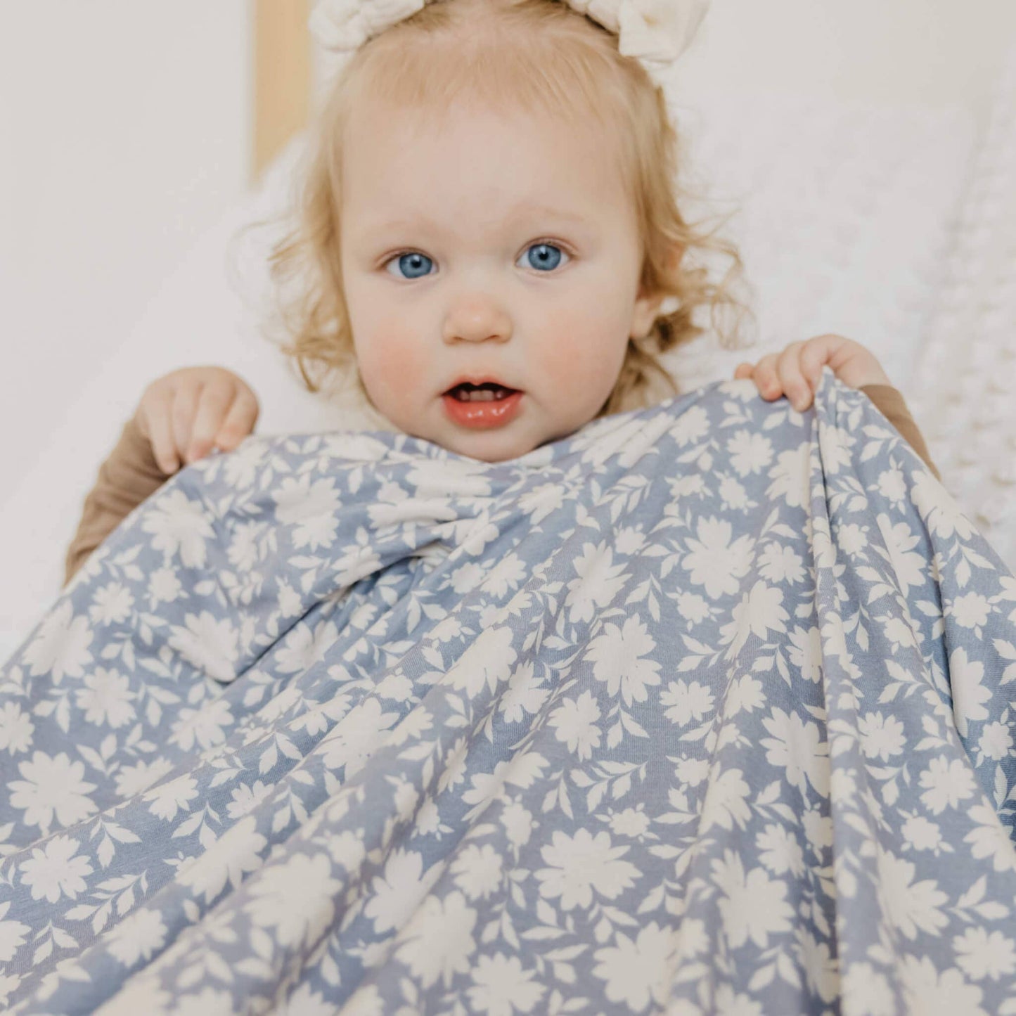Knit Swaddle Blanket - Lacie