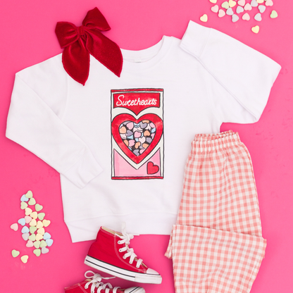 Conversation Hearts Valentines Day Kids sweatshirt