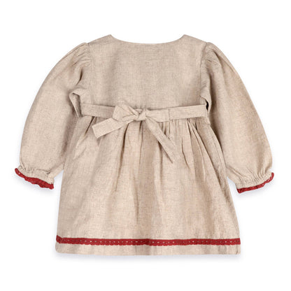 Ravello Embroidered Dress & Bloomer (Linen Blend)