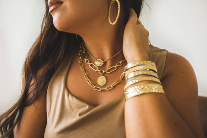 18K Gold Plated 20" Rope Link Chain