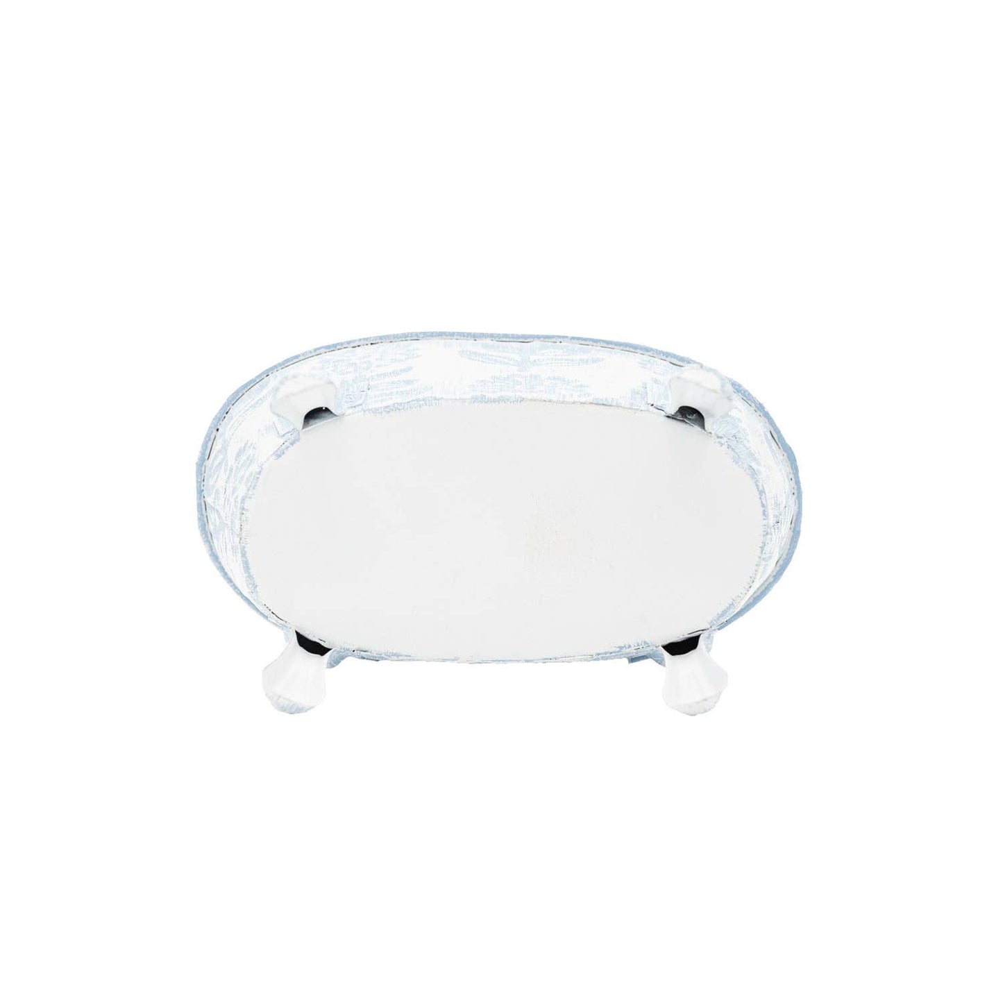 Claire Floral Blue Bathtub Soap Dish
