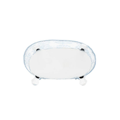 Claire Floral Blue Bathtub Soap Dish
