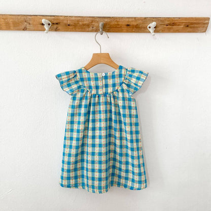 French Plaid Flowers