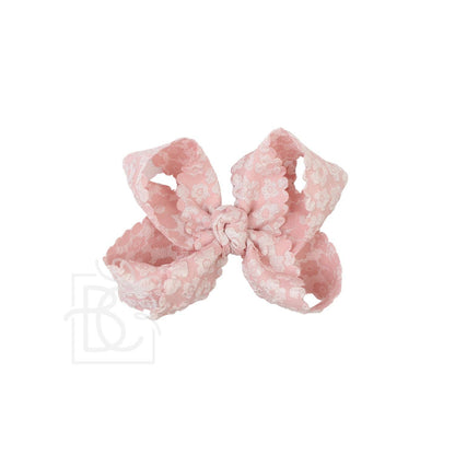 LACE FLOWER BOW