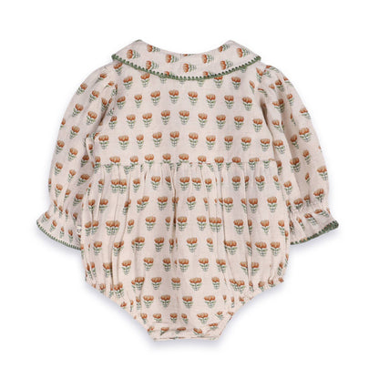 Nira Romper & Headband (Linen Blend)