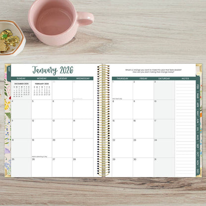 Green 2026/Floral 2026 Planner