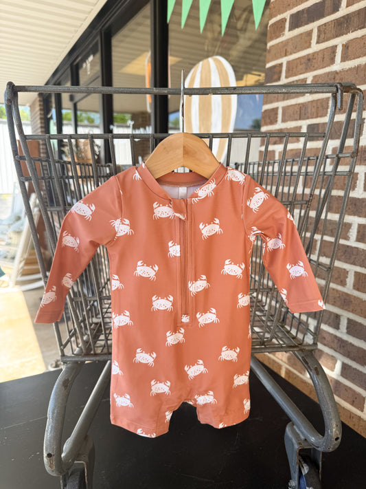 One-Piece Rash Guard Swimsuit