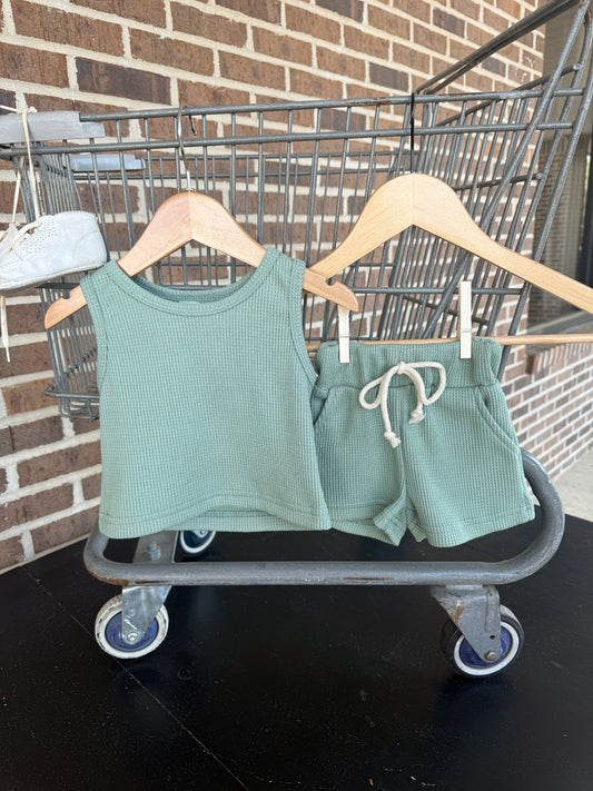 Mary Tank Set in Teal