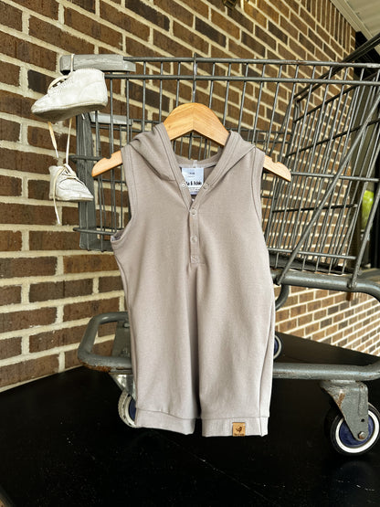 Finley hooded knit Romper