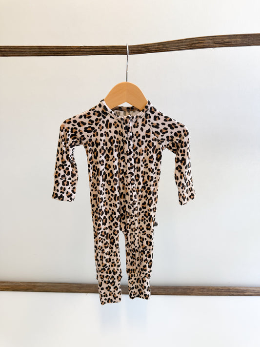 LEOPARD | ZIP ROMPER