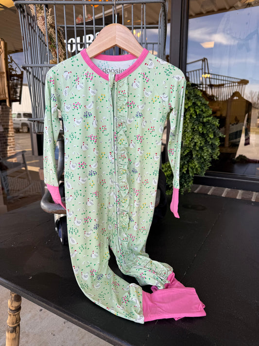 Ruffle Zip PJ