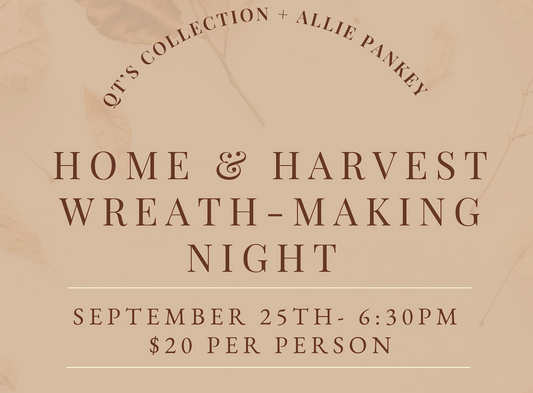 Harvest and Home Wreath Class