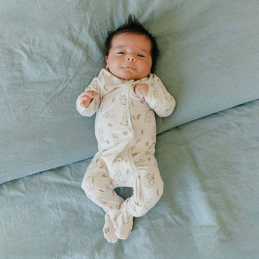 Zip-Up Footie Pajama - Dylan