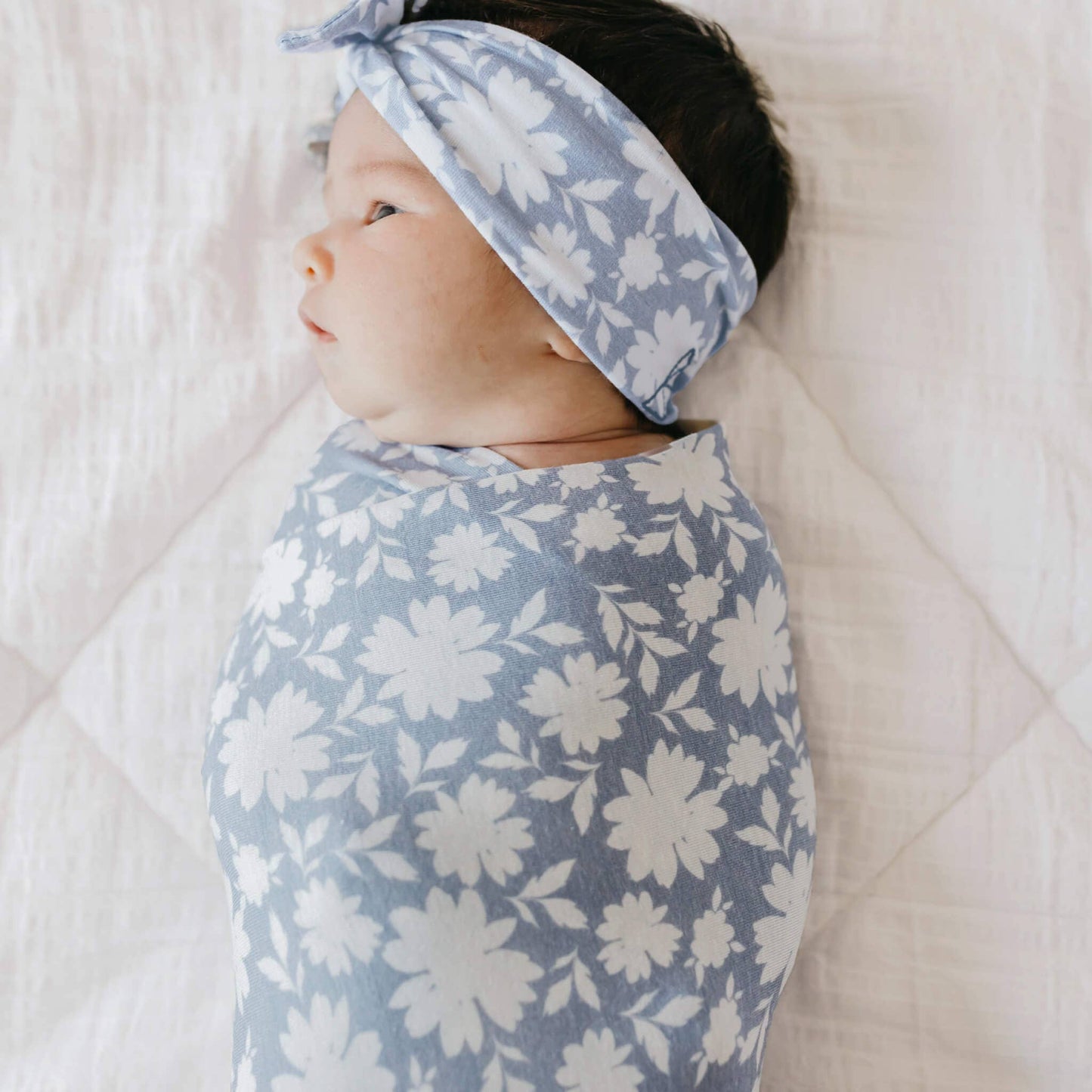 Knit Swaddle Blanket - Lacie