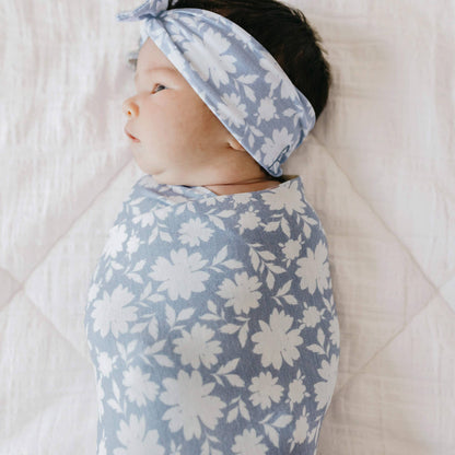 Knit Swaddle Blanket - Lacie