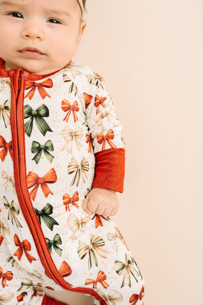 Holiday Bows Bamboo Sleeper