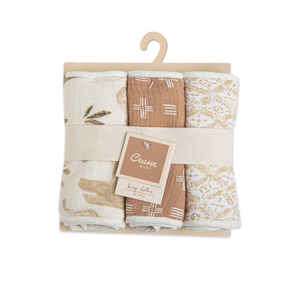 Kendi 3-Pc. Burp Cloths